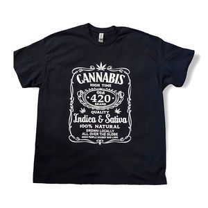 Men's "Cannabis" T Shirt XL